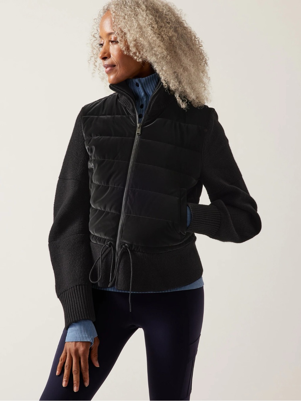 Brand New-Athleta Womenâs Hanover Hybrid Jacket